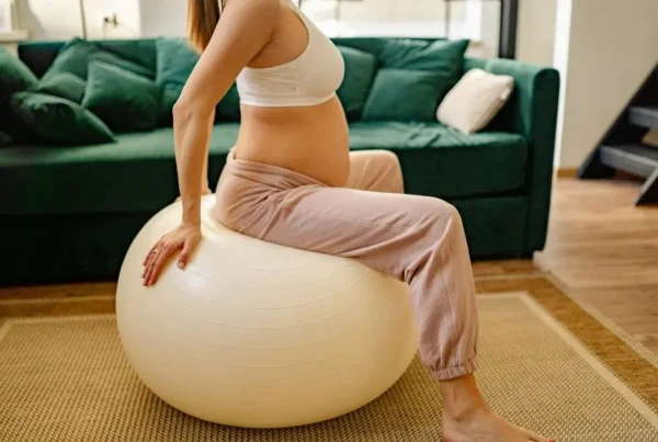Pregnant Woman doing Exercise
