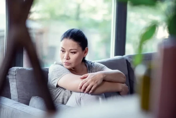 Gloomy beautiful woman feeling worthless
